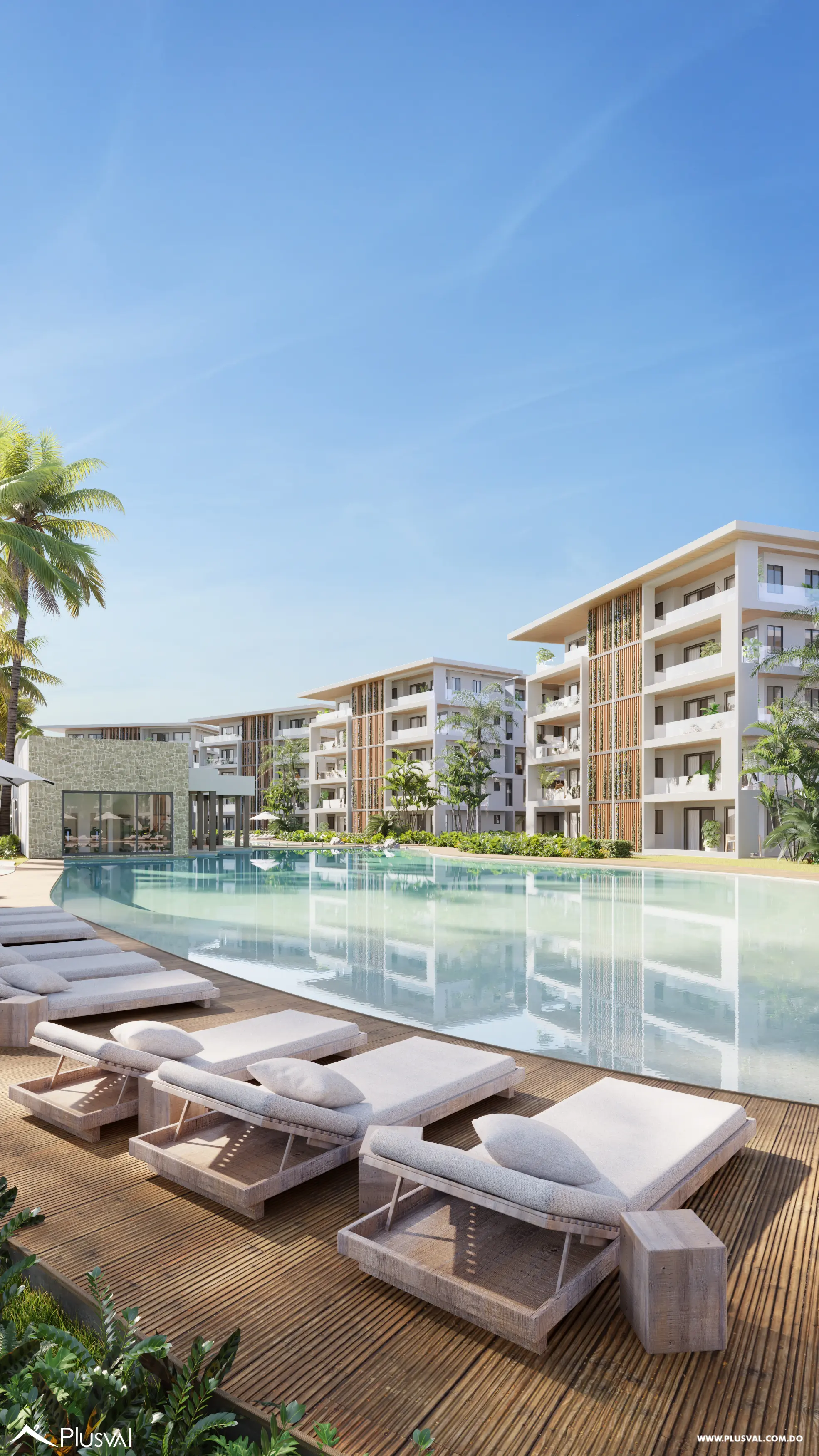 Apartamentos en venta White Sands de 1hab + Estudio con acceso Swim-Up Pool 534491