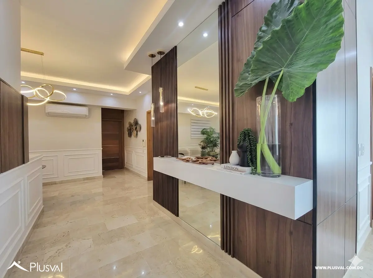 Apartamento en Alquiler en Naco 3 Habitaciones Cerca del Parque La Arboleda 503265