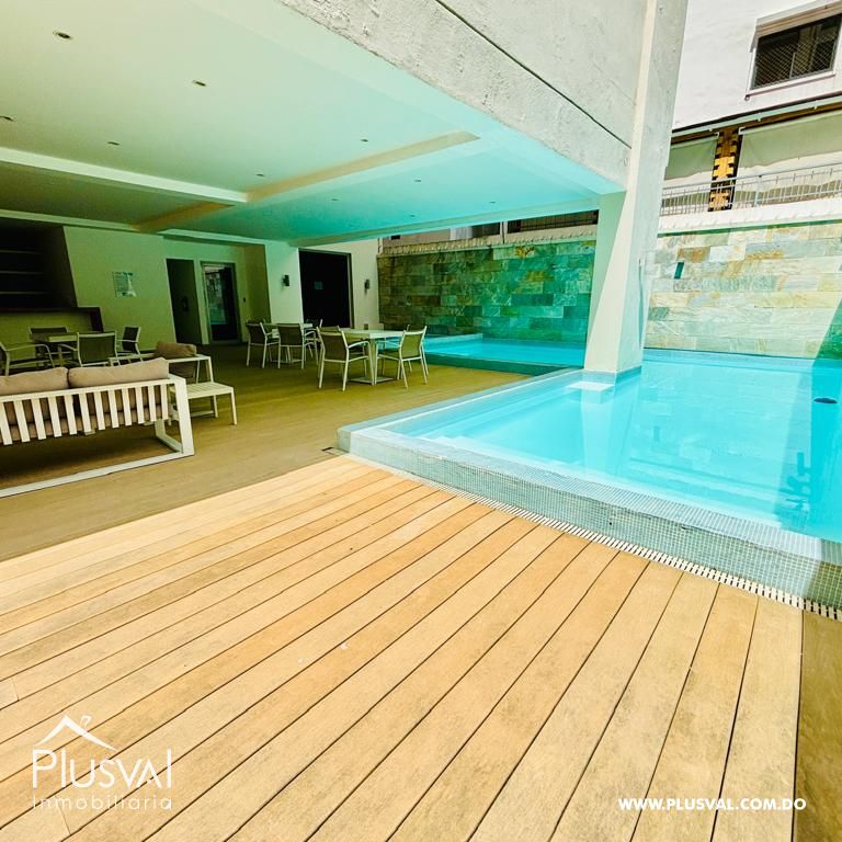 Alquiler de apartamento con amplio balcón en Piantini 344441