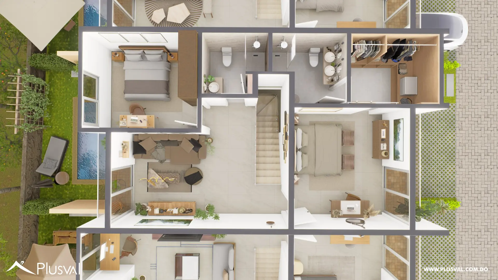 SUNSOL Townhouse de (2 H+Family Room) en Vista Cana | Piscina Privada y Estilo de Vida Exclusivo 525365