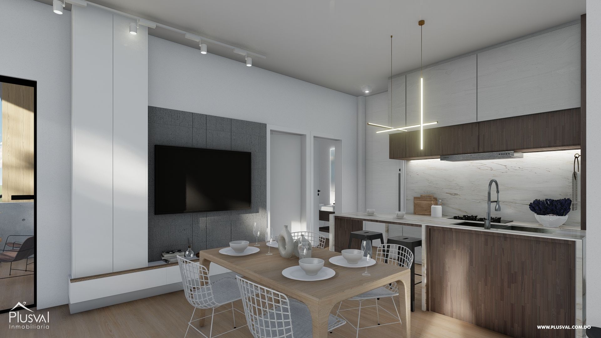Apartamentos con diseño moderno y exclusivo de 2 habitaciones ubicados en Punta Cana 375456