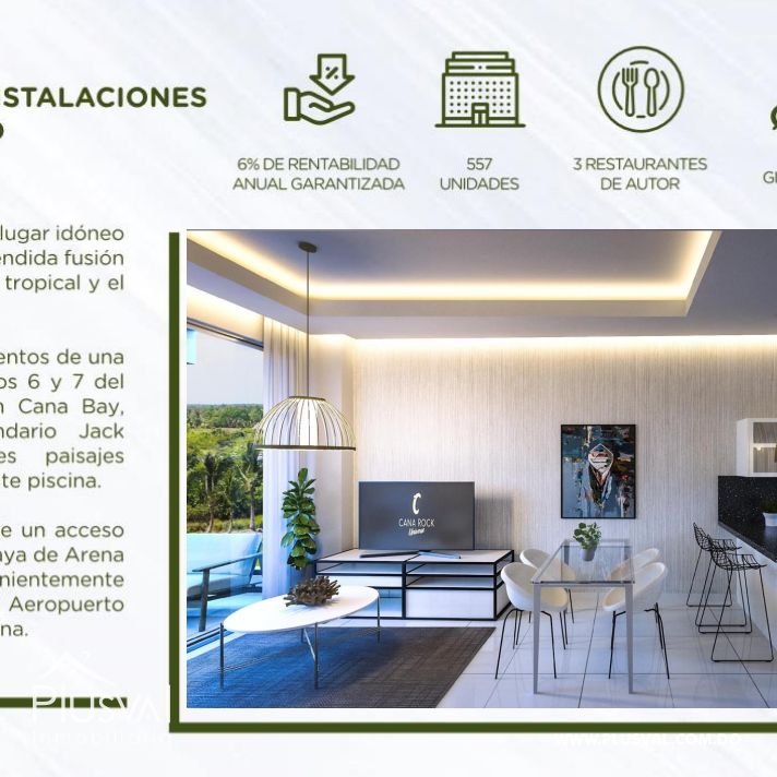 Apartamento exclusivo en Hard Rock Punta Cana 389656