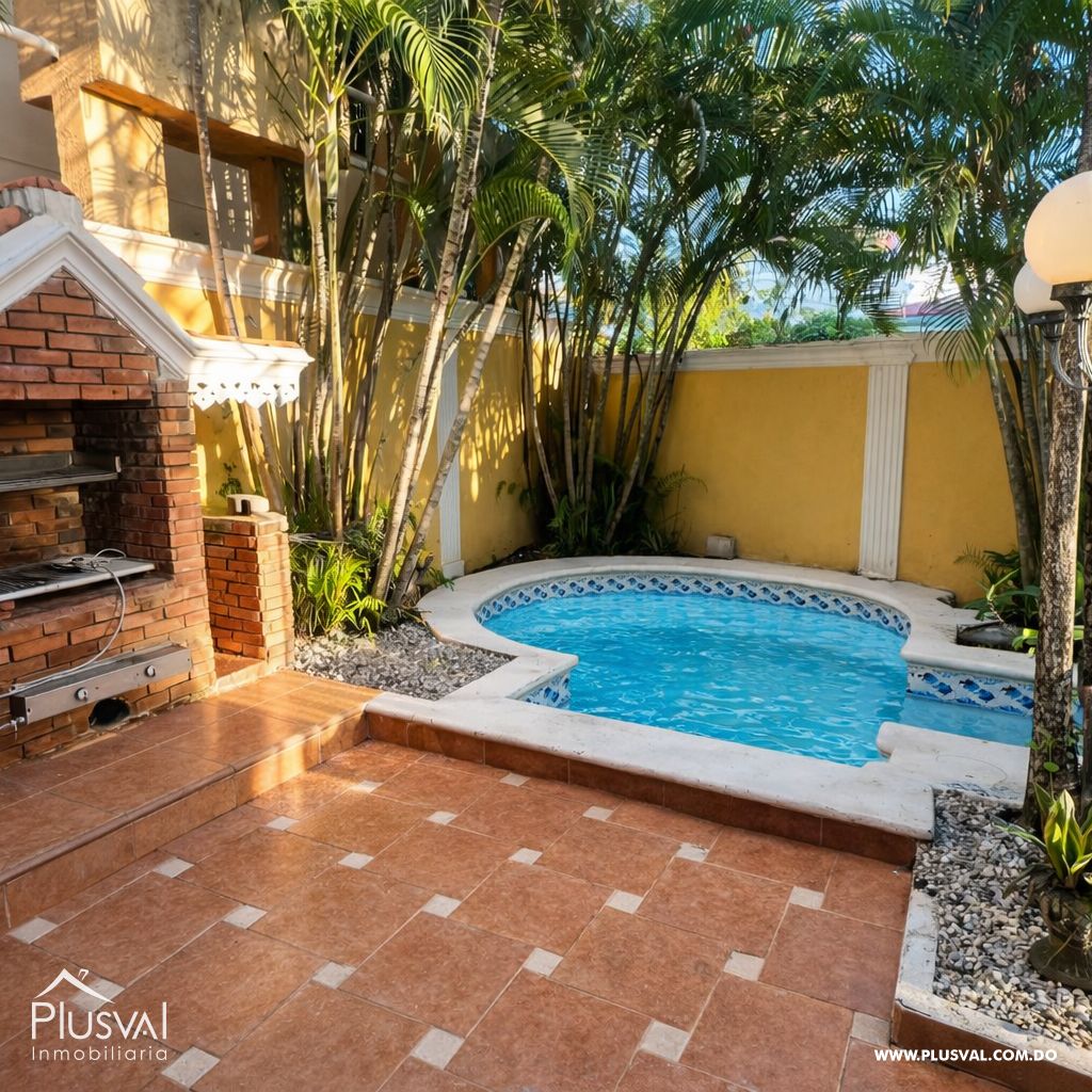 Casa moderna de 3 niveles con terraza y jacuzzi 487540