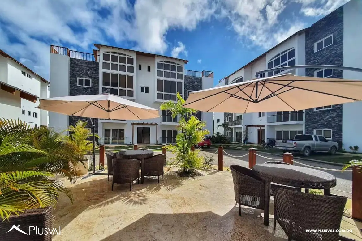 Vendo Maravilloso Apto Amueblado de 3 habitaciones en Las Terrenas 500069