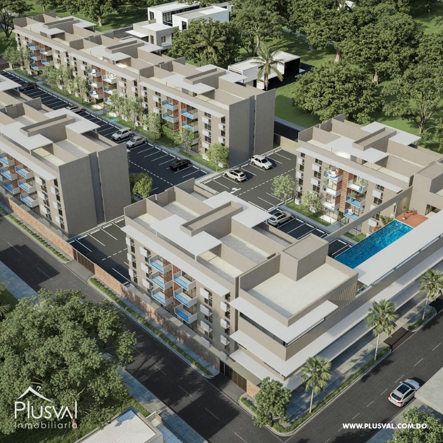 Apartamentos en La Romana con piscina y plaza comercial 505941