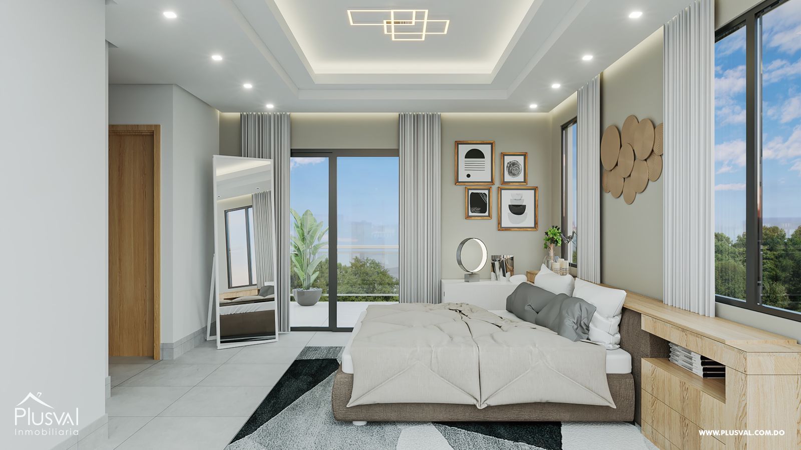 Casas de dos niveles en Punta Cana 216599