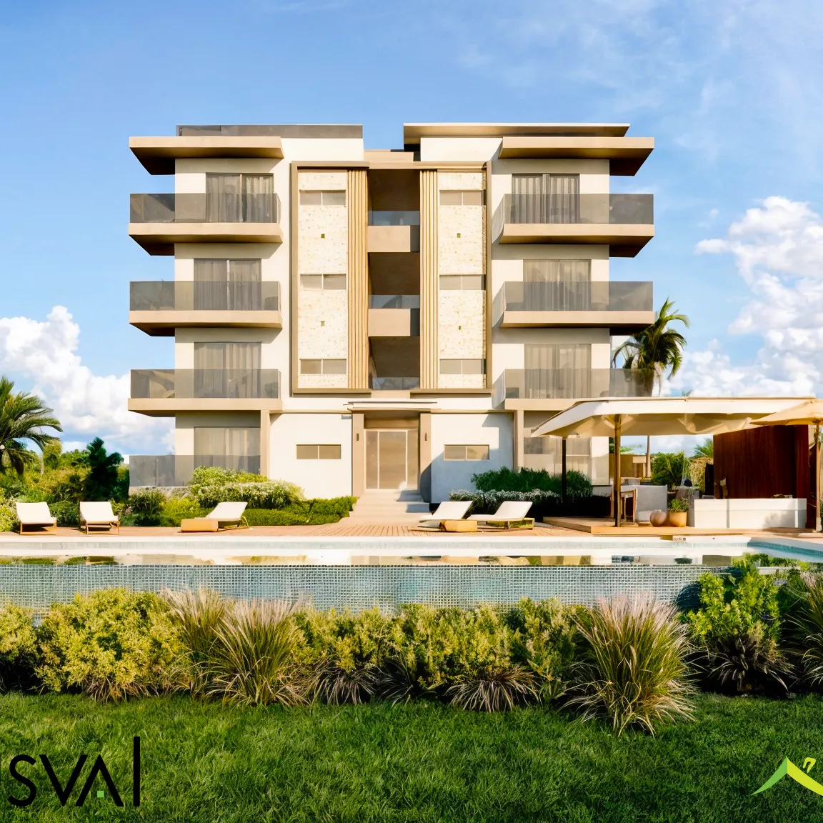 Apartamentos de 1 y 2 habitaciones con vista al campo de golf en La Romana 443555