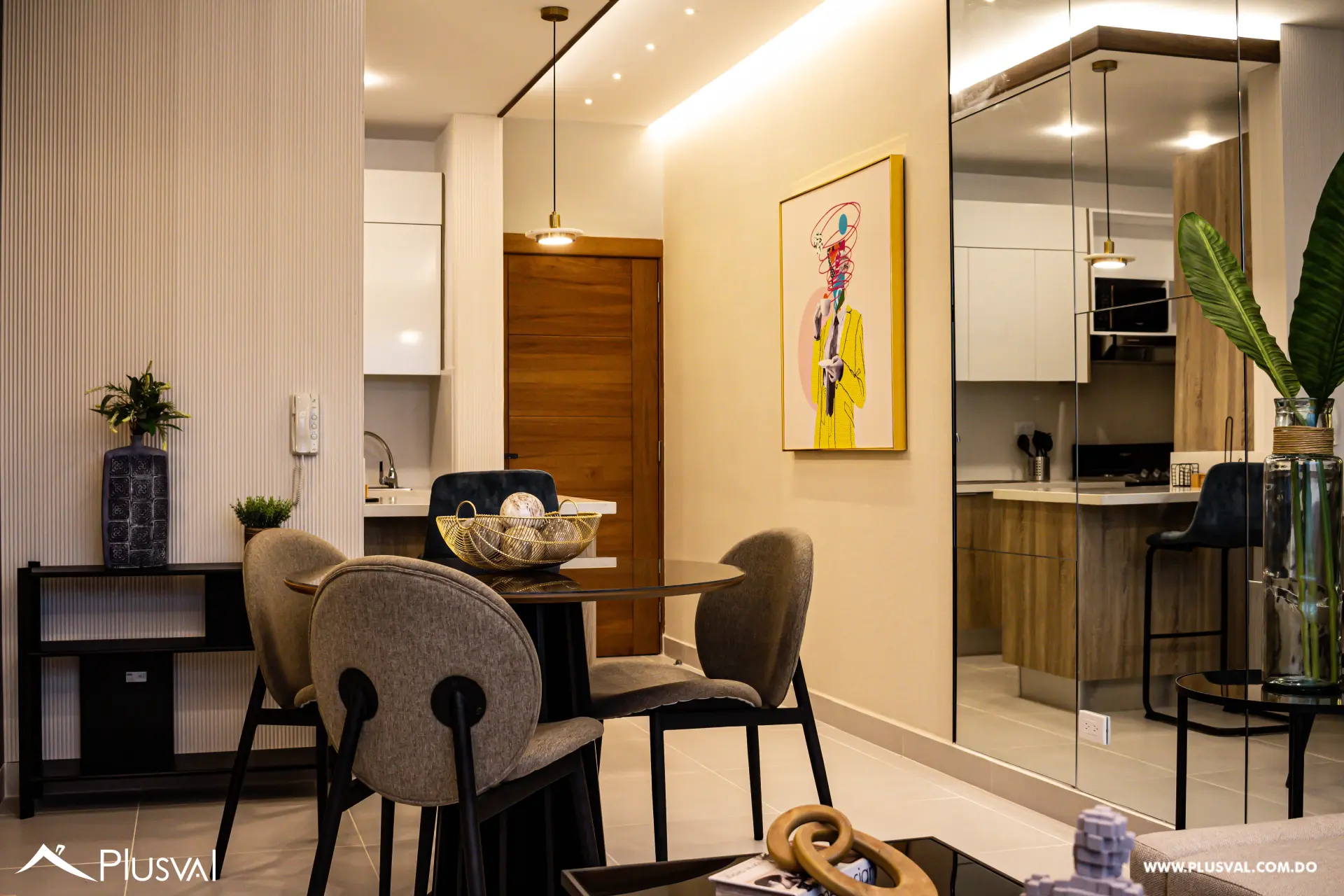 Apartamento en alquiler de 1 habitación amueblado en Evaristo Morales 495369