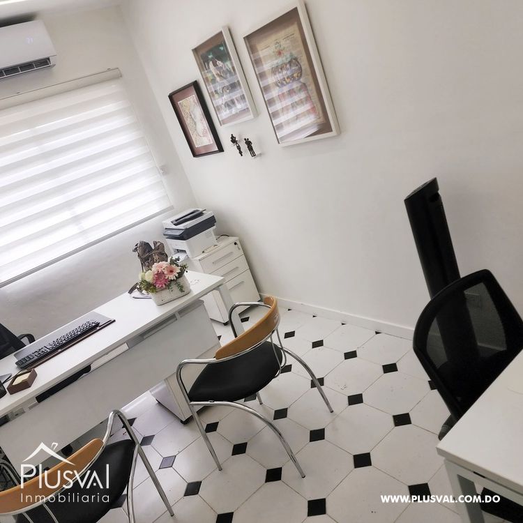 Local de oficina en alquiler amueblado en Piantini 289463