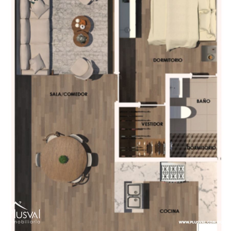 Apartamentos en venta nuevos a estrenar en Zona Universitaria. 436751