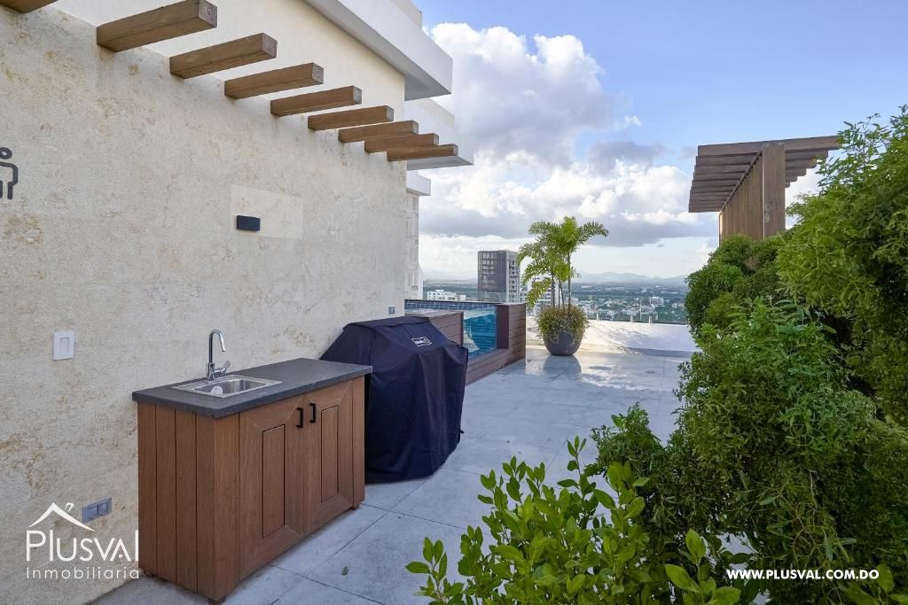 Apartamento de 1 habitación en alquiler + estudio amueblado en Piantini 289485