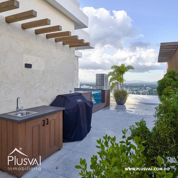 Apartamento de 1 habitación en alquiler + estudio amueblado en Piantini 289485