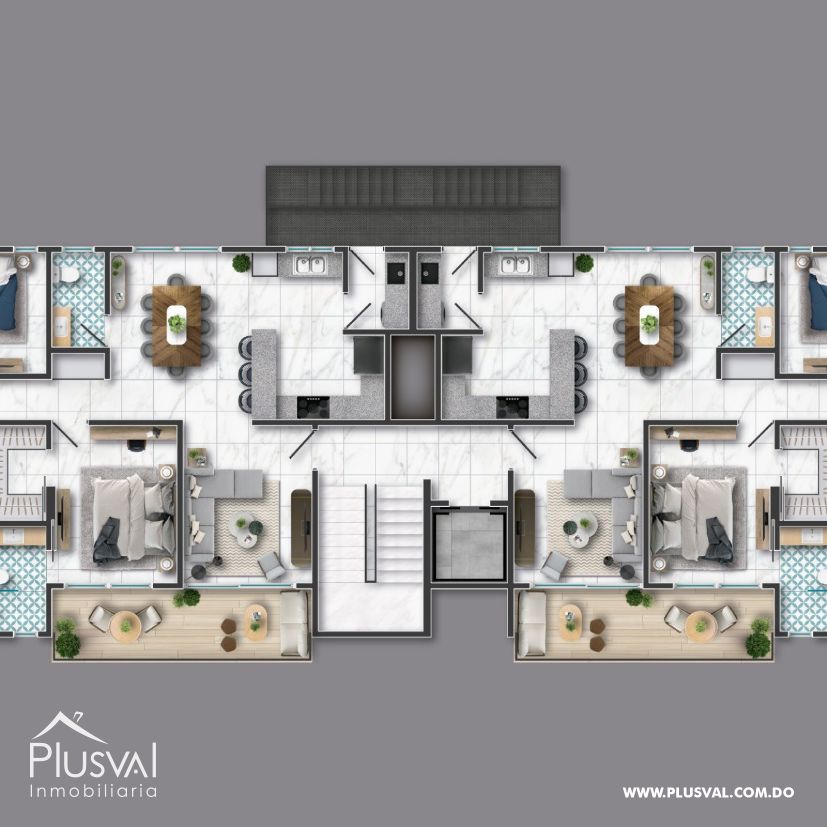 Modernas torres de apartamentos ubicadas en una zona estratégica, Las Damas, en la ciudad de Santiago 338127