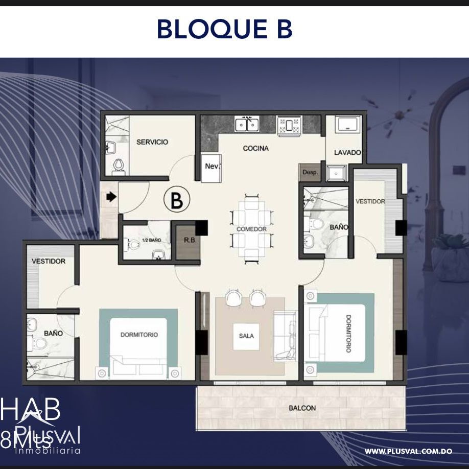 Apartamento  de venta en la mejor zona de el  Millón 355090