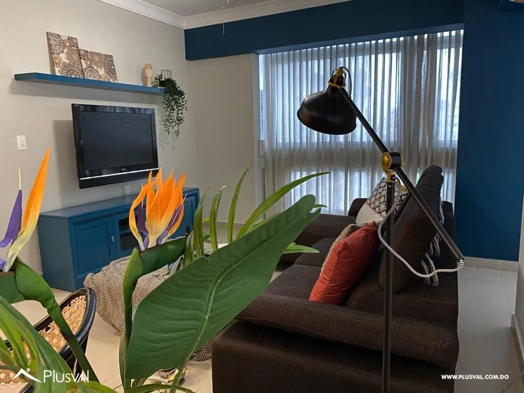 Alquiler Apartamento Amueblado en Naco de 2 habitaciones 490245