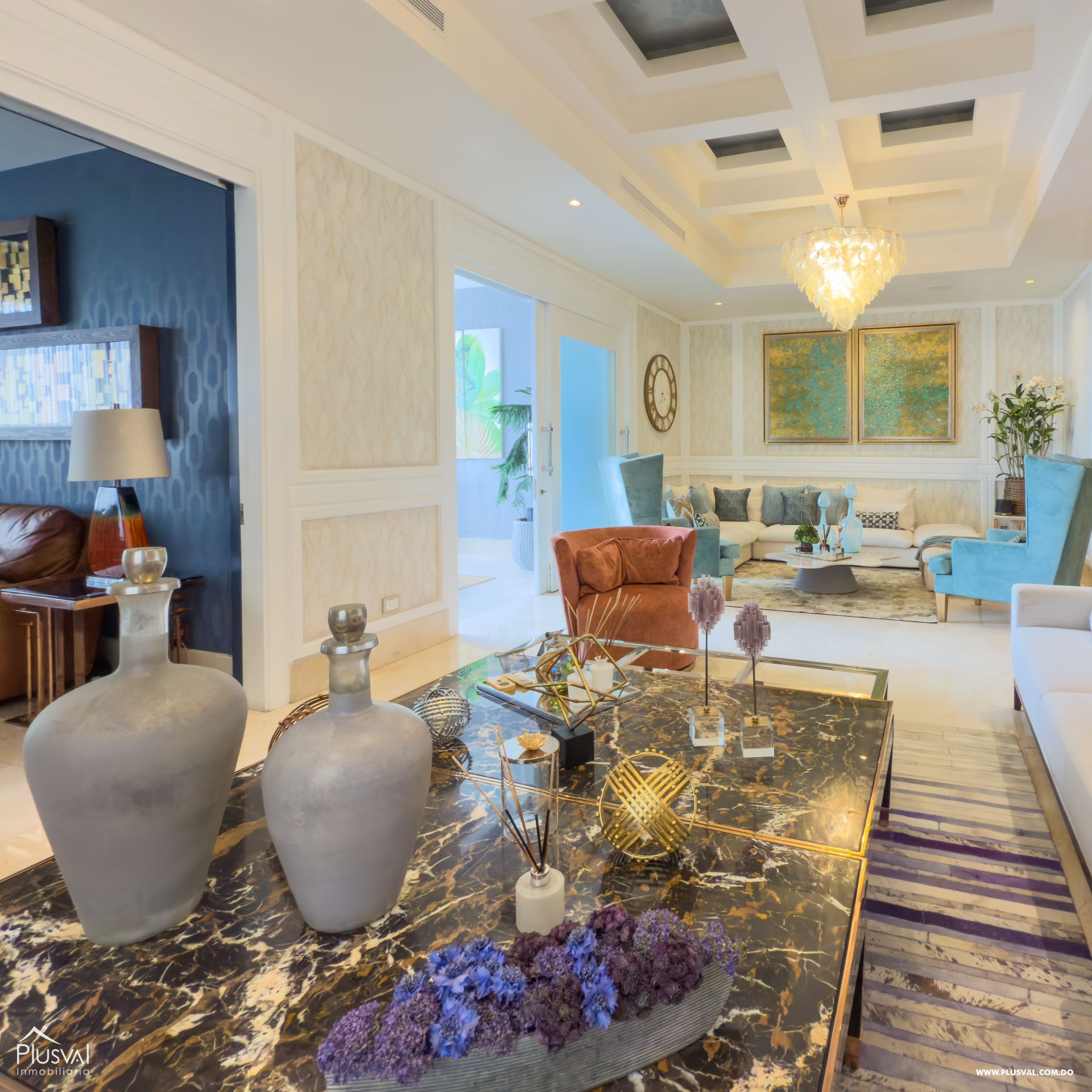 Apartamento Amueblado de Lujo con Terraza y 3 Hab. en Piantini 447557