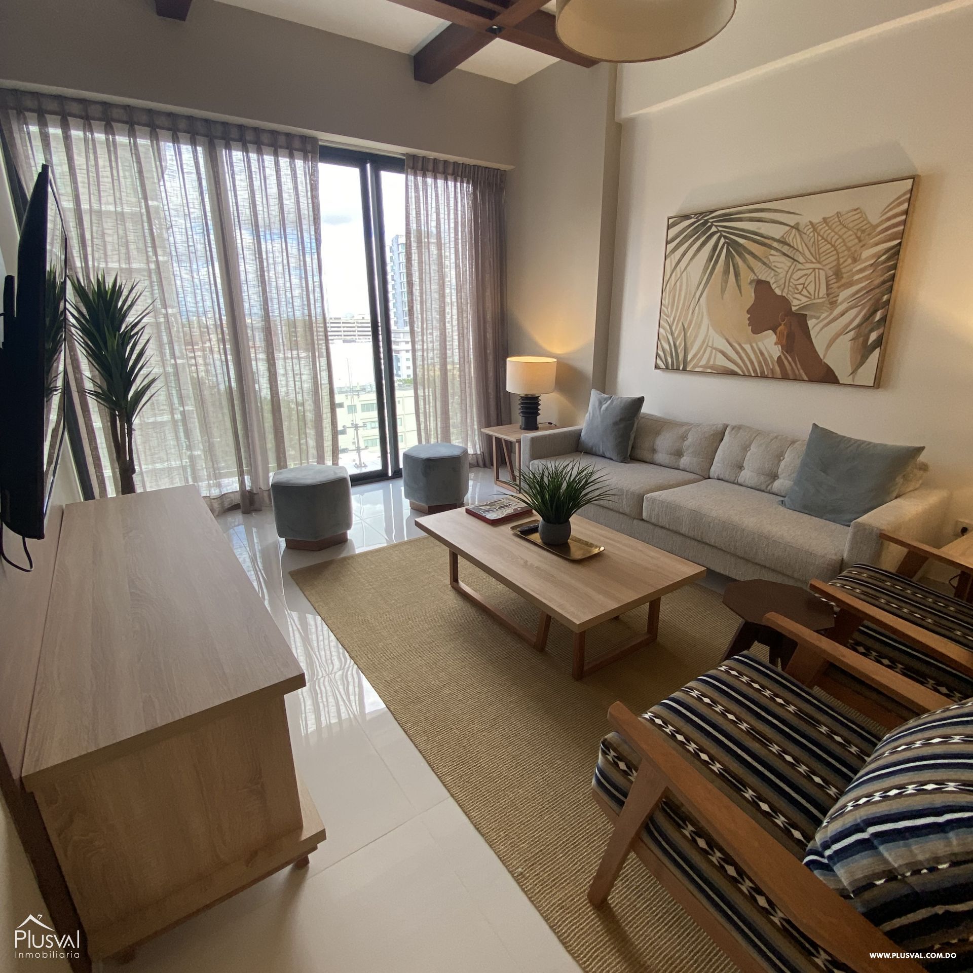 Apartamento amueblado en alquiler, Piantini 197635
