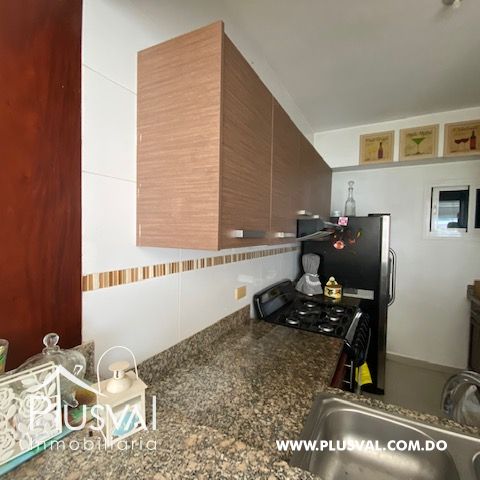 Apartamento amueblado en alquiler de una habitación en Naco 421392