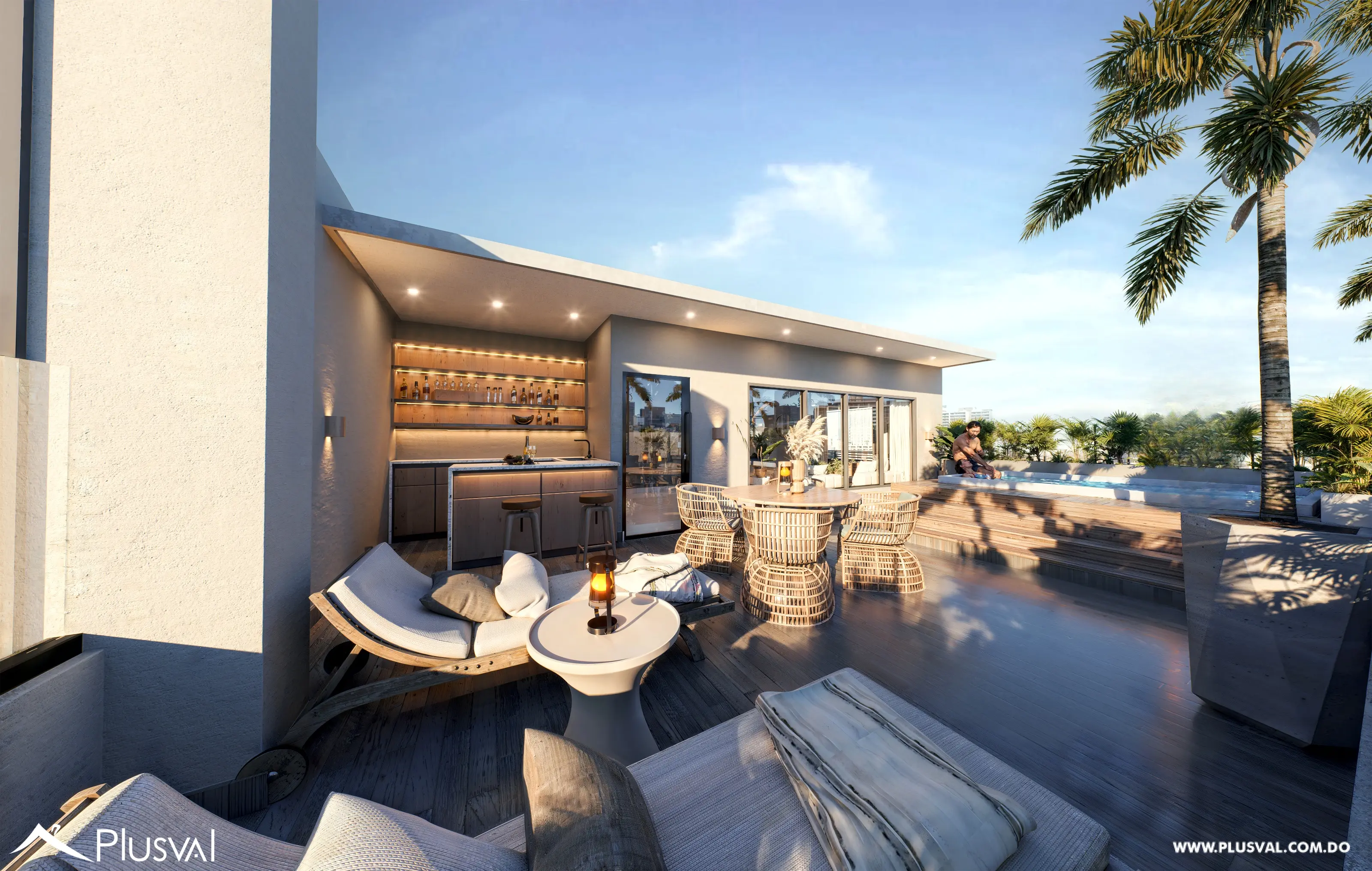 Proyecto residencial en Bella Vista, Santo Domingo: gimnasio, jacuzzi y BBQ 535327