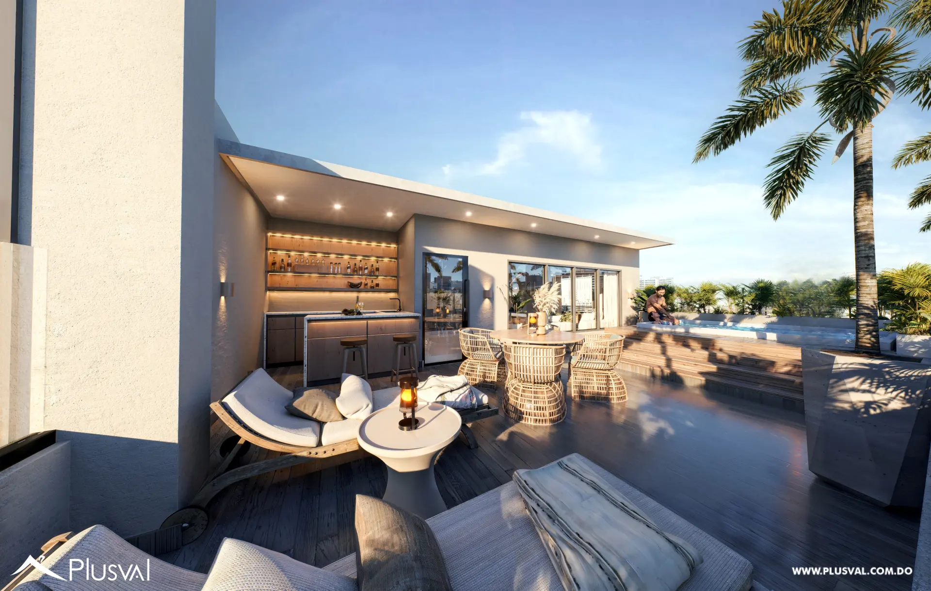 Proyecto residencial en Bella Vista, Santo Domingo: gimnasio, jacuzzi y BBQ 535335