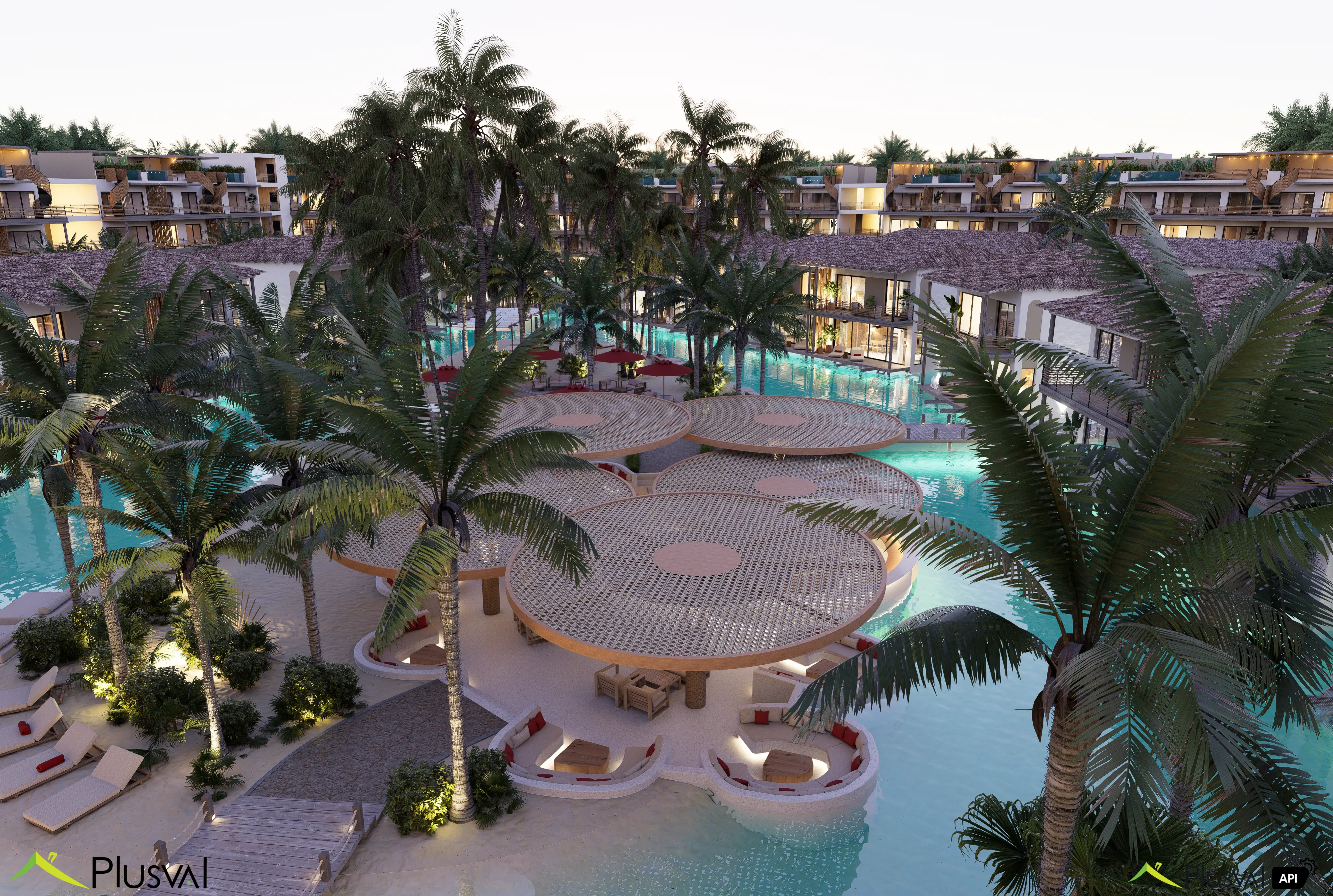 Proyecto de apartamentos tipo estudio de 1, 2 y 3 habitaciones con playa privada a minutos del mar en venta 449352