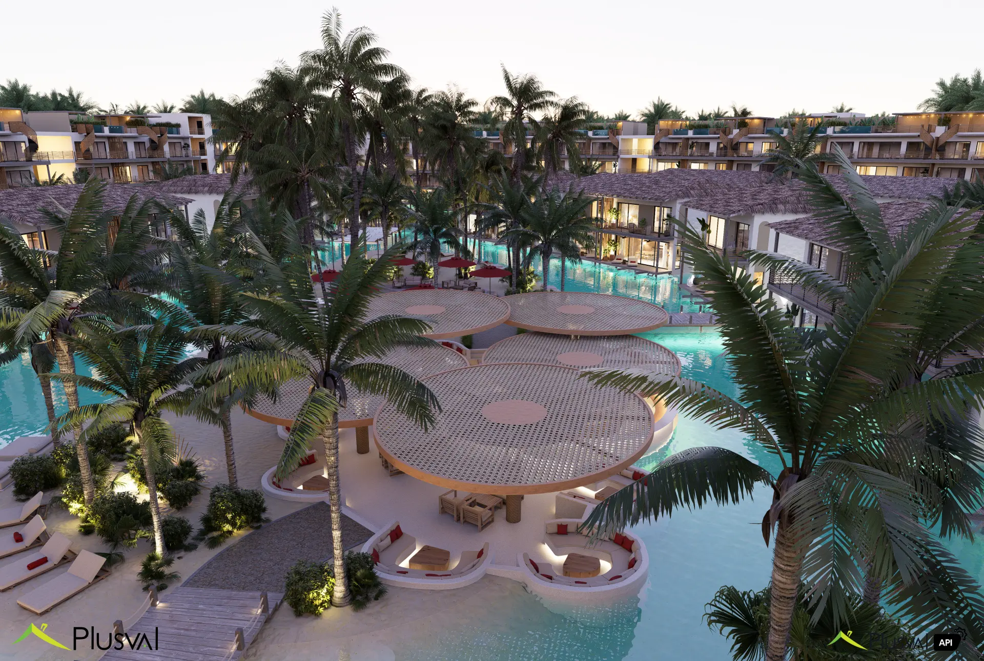 Proyecto de apartamentos tipo estudio de 1, 2 y 3 habitaciones con playa privada a minutos del mar en venta 449352