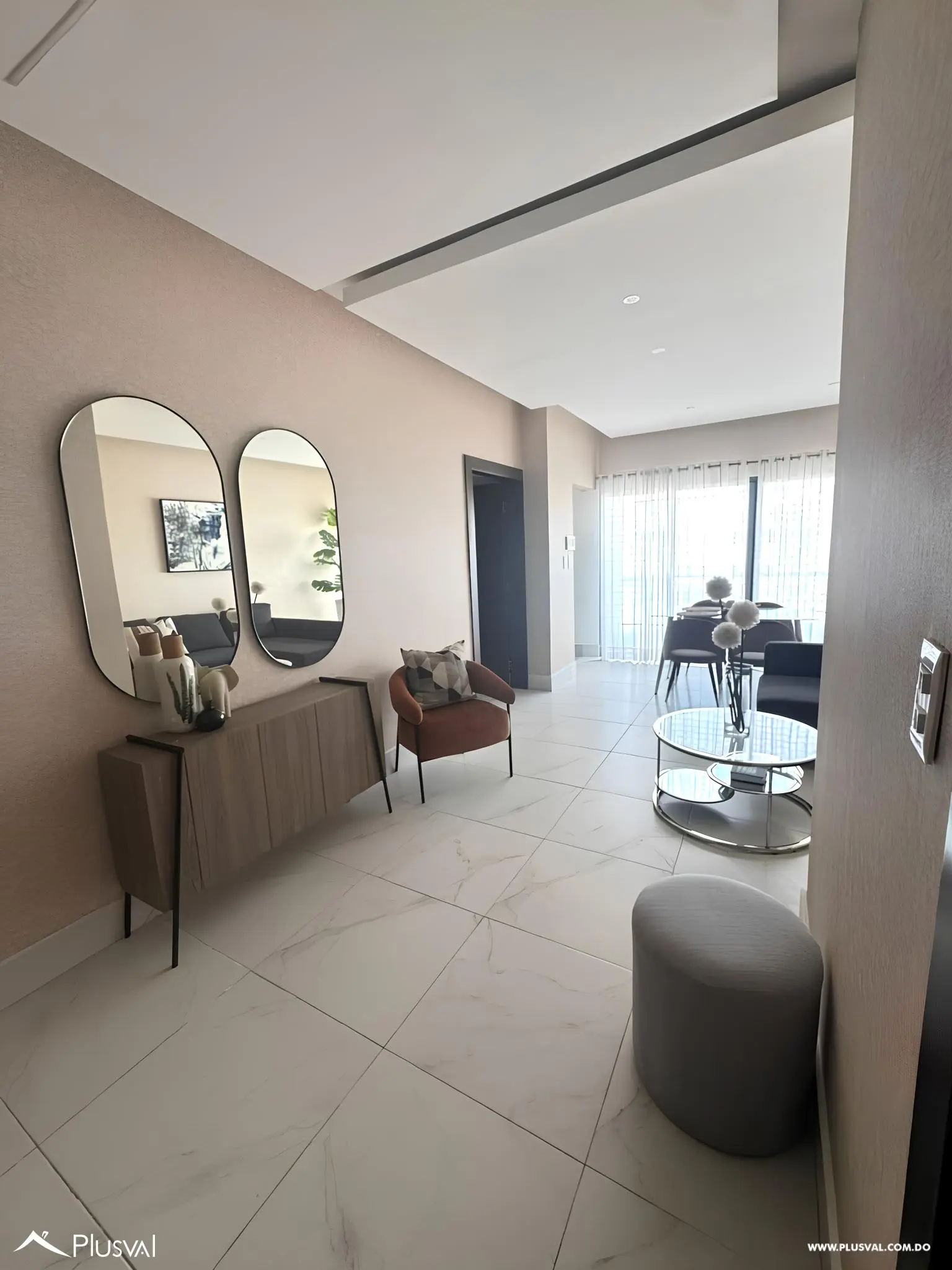 Alquiler apartamento amueblado 2 habitaciones en Ens. Piantini 491528