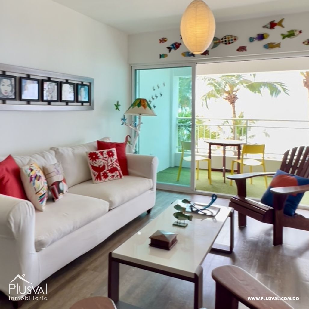 Apartamento Amueblado En Alquiler En Juan Dolio  Con Vista Al Mar 420240
