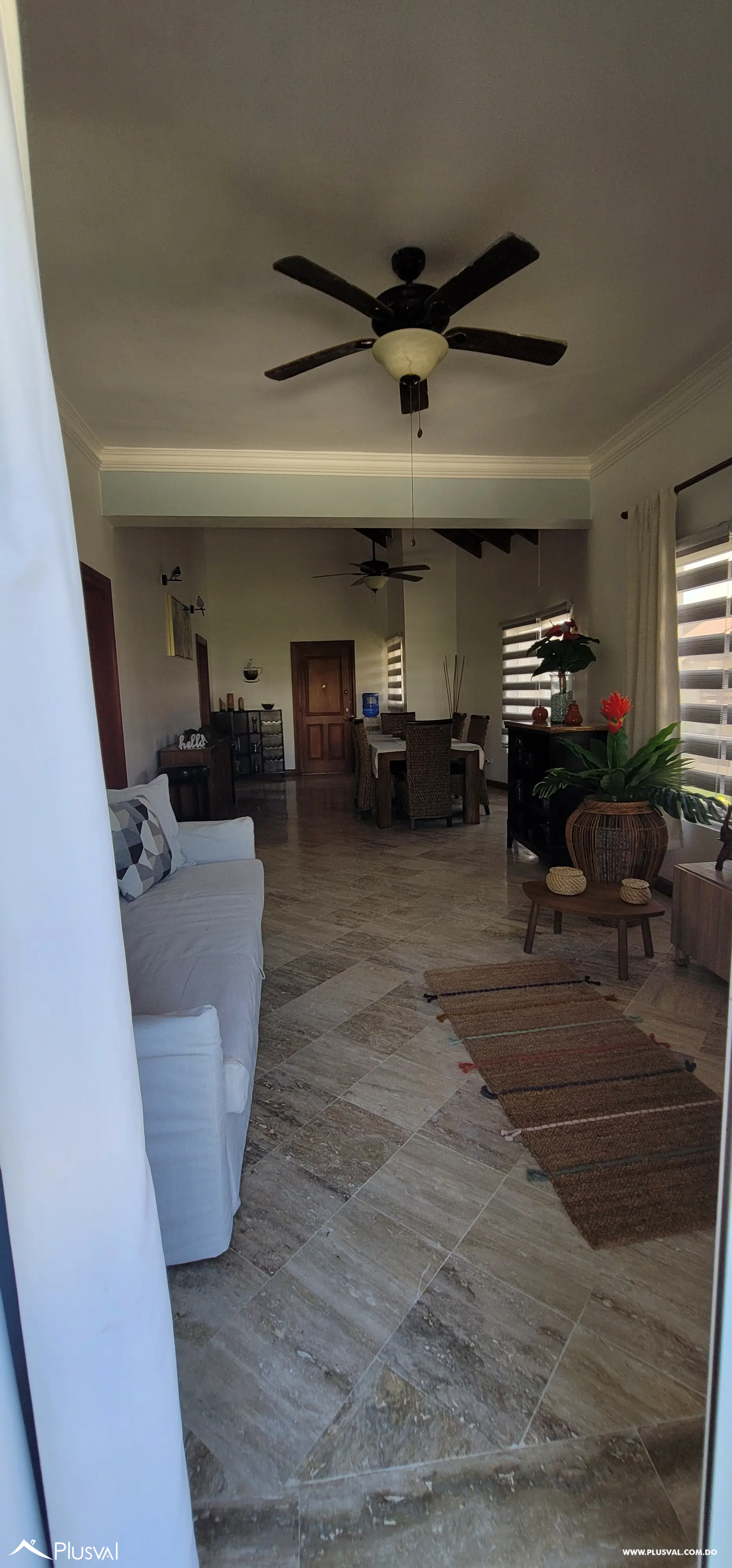 AMPLIO APARTAMENTO EN VENTA EN RESIDENCIAL CERRADO, CON PISCINA Y CON VISTA Y ACCESO DIRECTO A PLAYA BIBIJAGUA, 484346