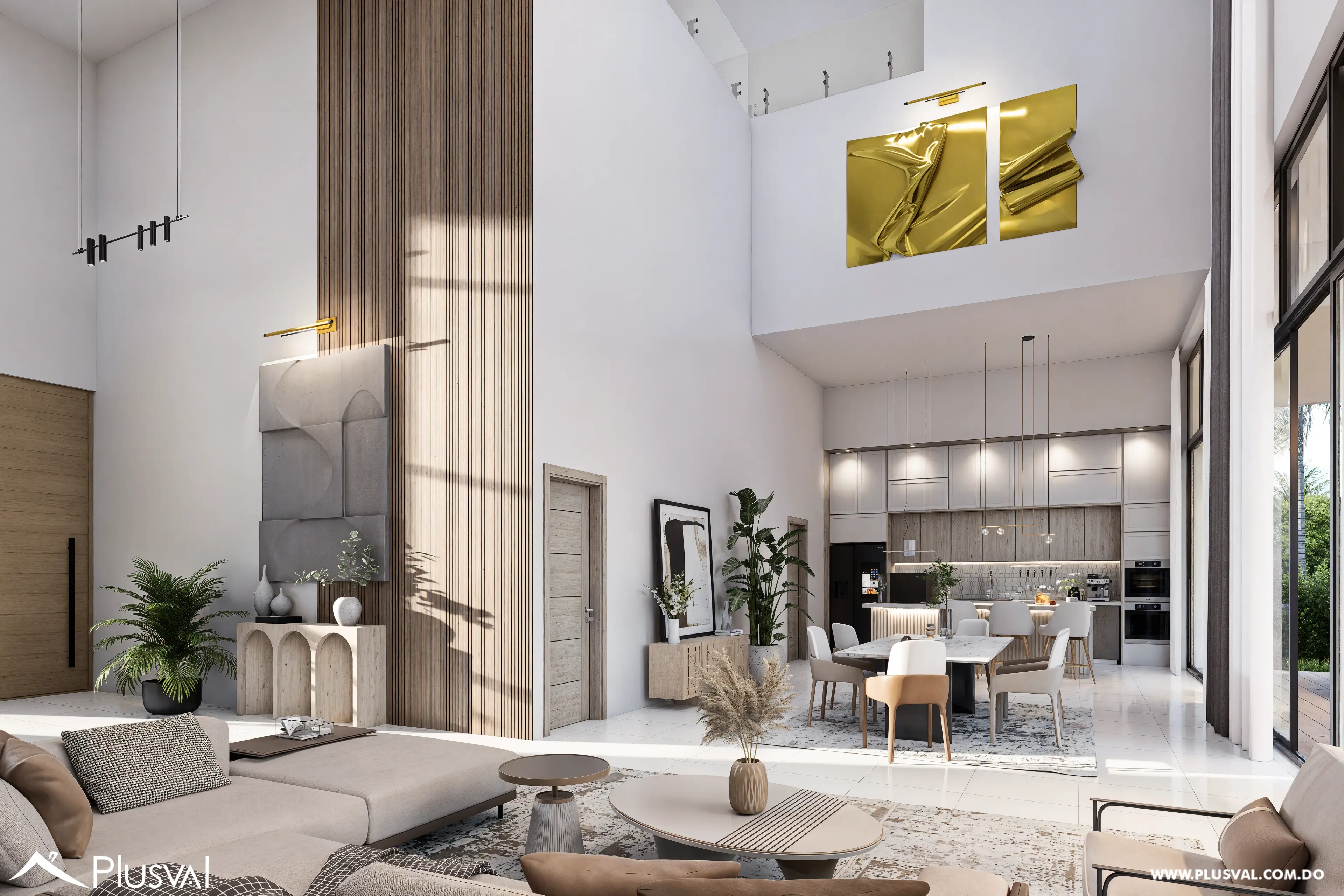 Villa de lujo con vistas panorámicas al Mar Caribe y Punta Espada Golf desde la piscina del segundo nivel 490195