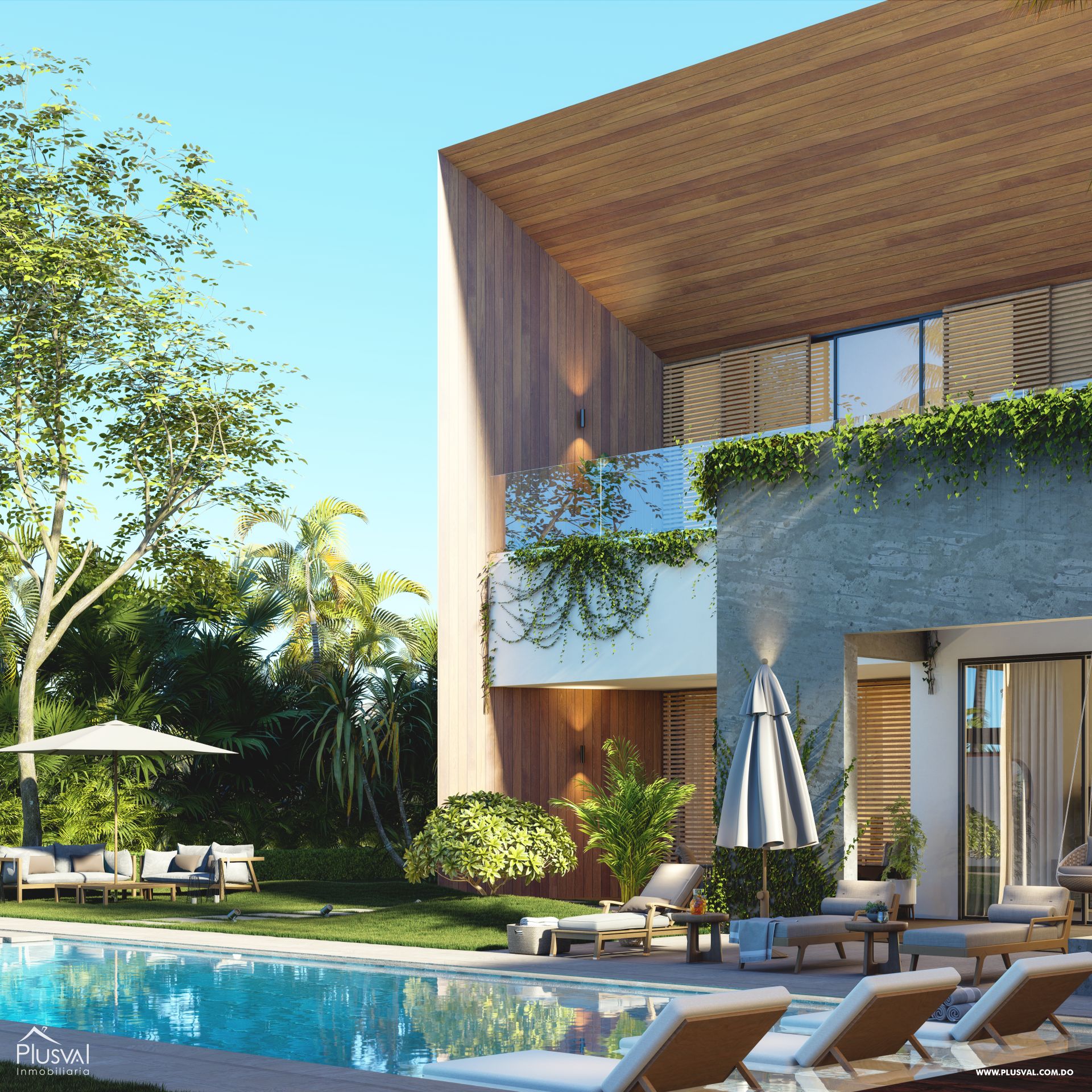 Villa con vista al campo de Golf en Cap Cana 286536