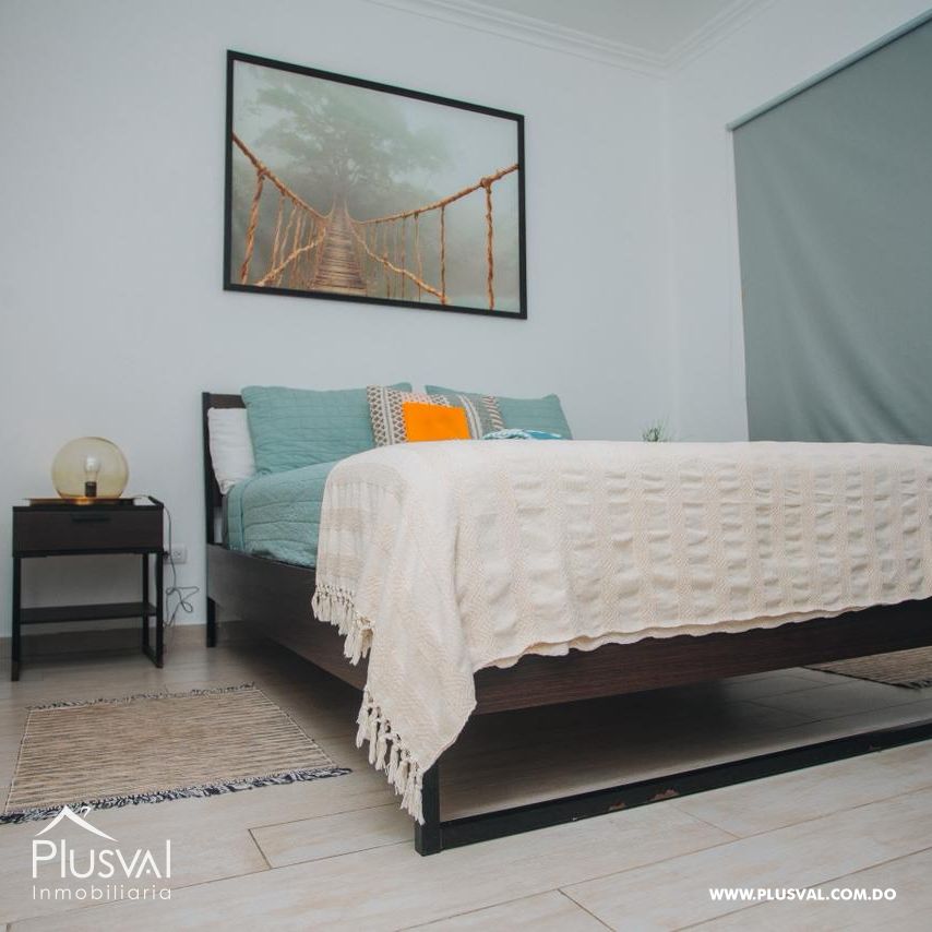 Apartamento en venta en una residencia nueva y segura, cercana a comercios y ubicada en el centro de Bávaro, a 4 minutos de la playa. 488249