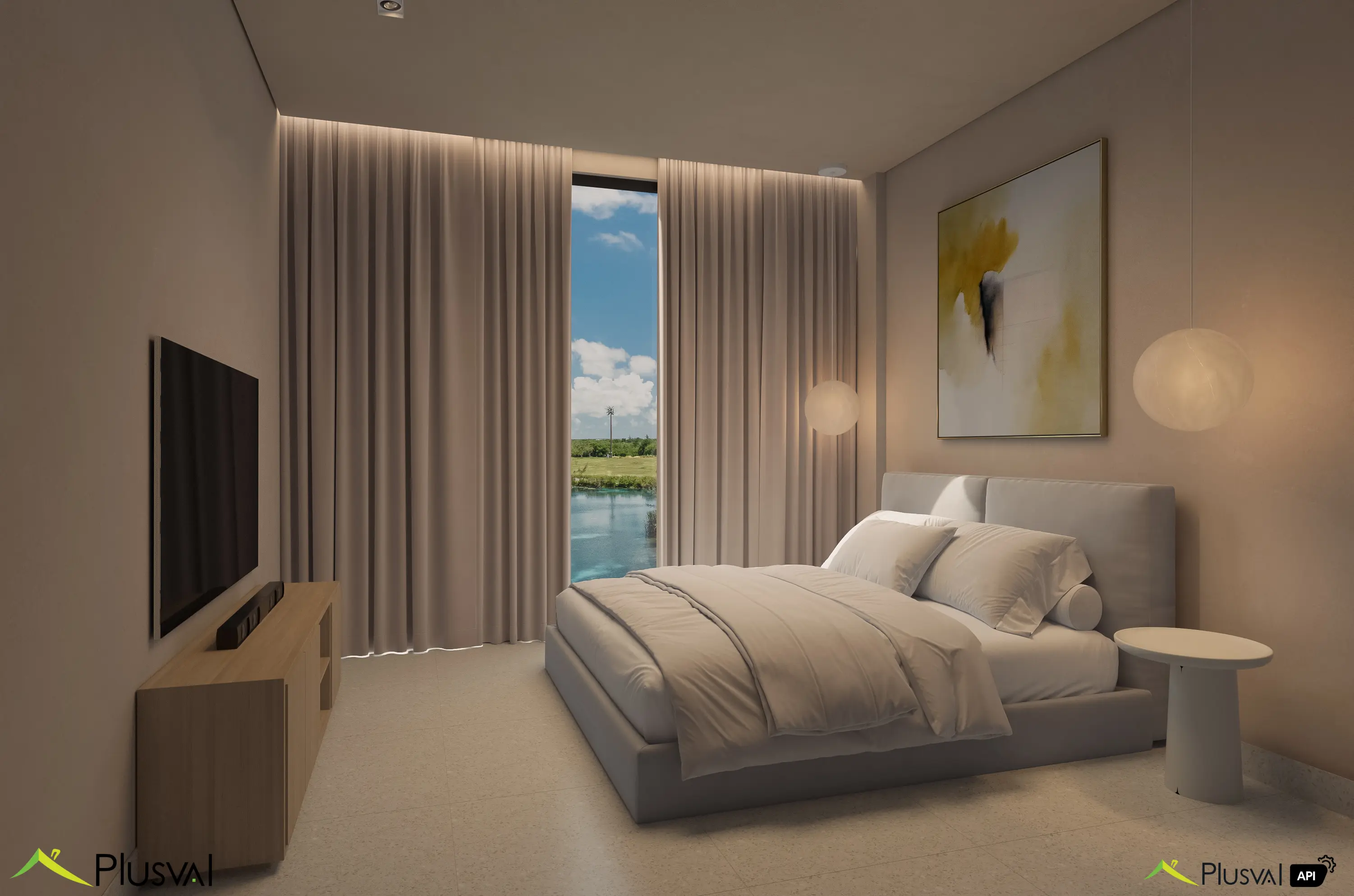 Apartamento Pent House con vista al lago en venta, en Cap Cana 449605