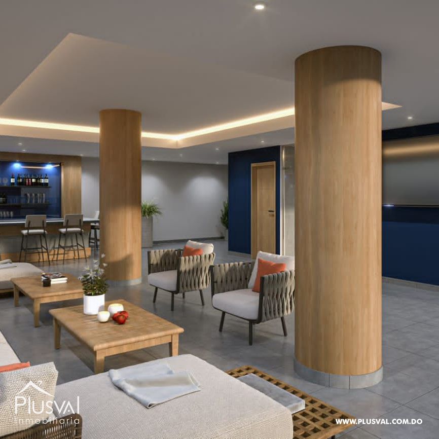 Apartamento en venta en Evaristo, una habitación y dos baños completos. 276590