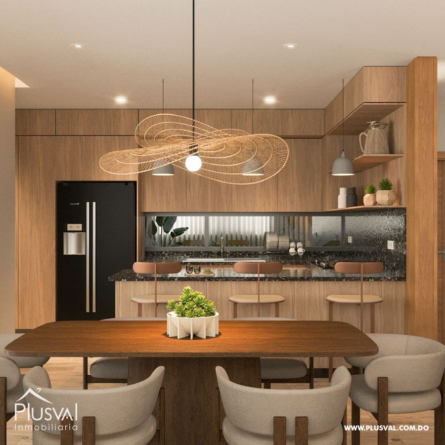 Townhouse de 3 habitaciones en Costa Cana – Con patio, terraza y piscina privada 463504