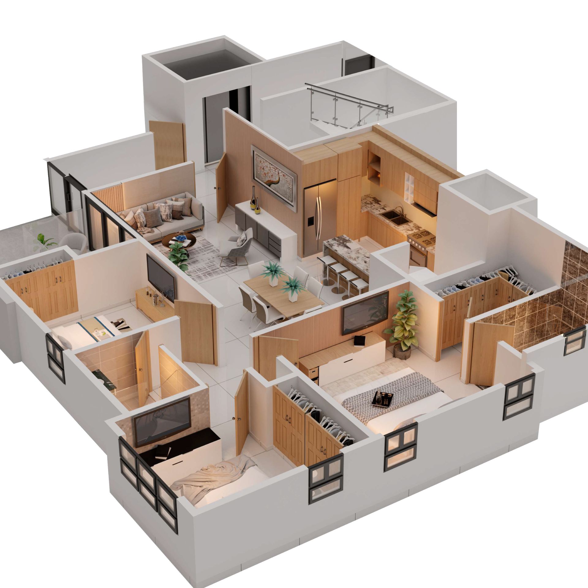 Proyecto Con Amplios Espacios para el Disfrute de Toda La Familia 377672