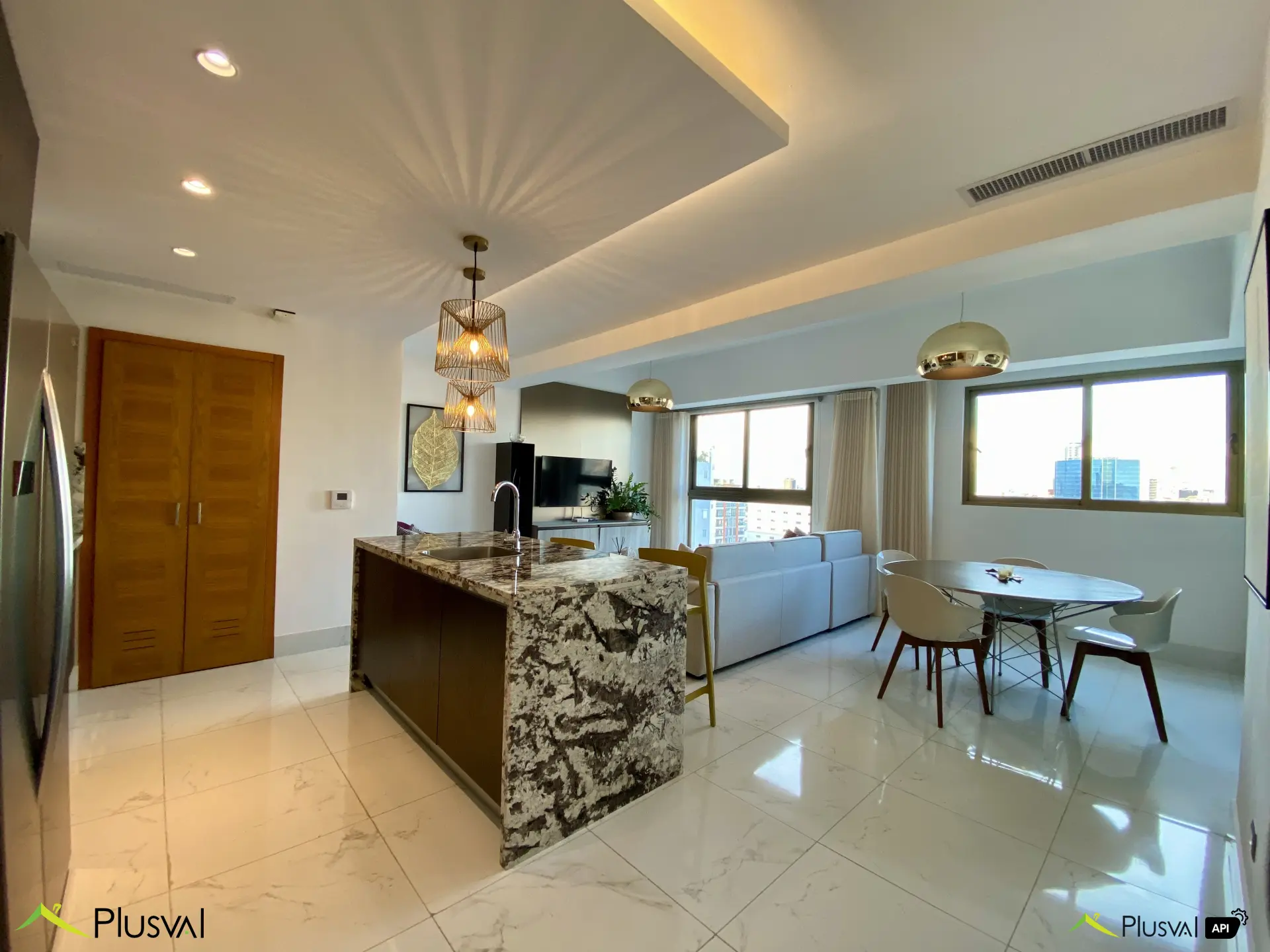 Apartamento Amueblado de 1 Habitación en Alquiler en Piantini 497160