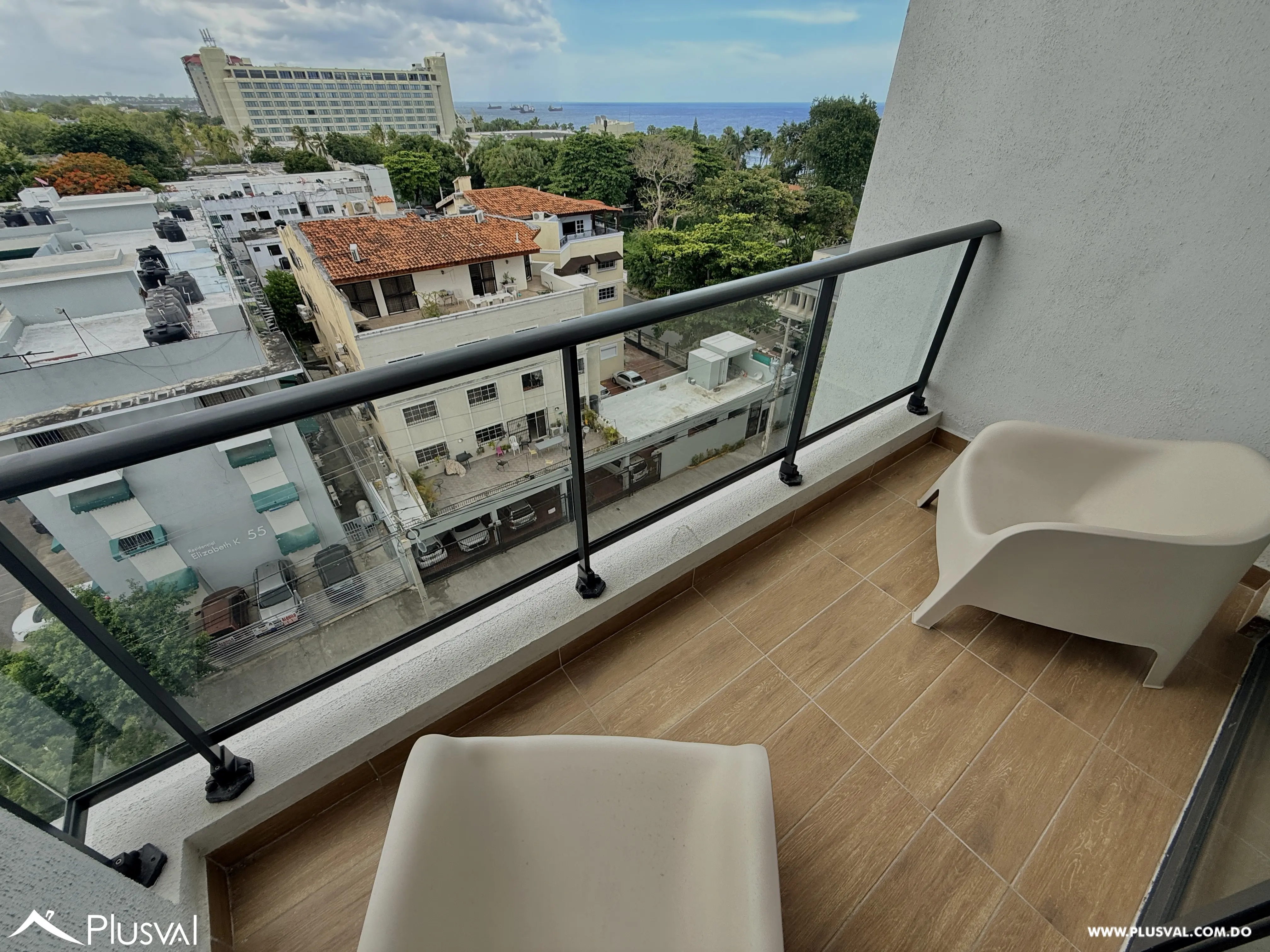 Alquiler Apartamento Amueblado 2 Habitaciones con Vista al Mar y Amenidades de Lujo en el Malecón 536560
