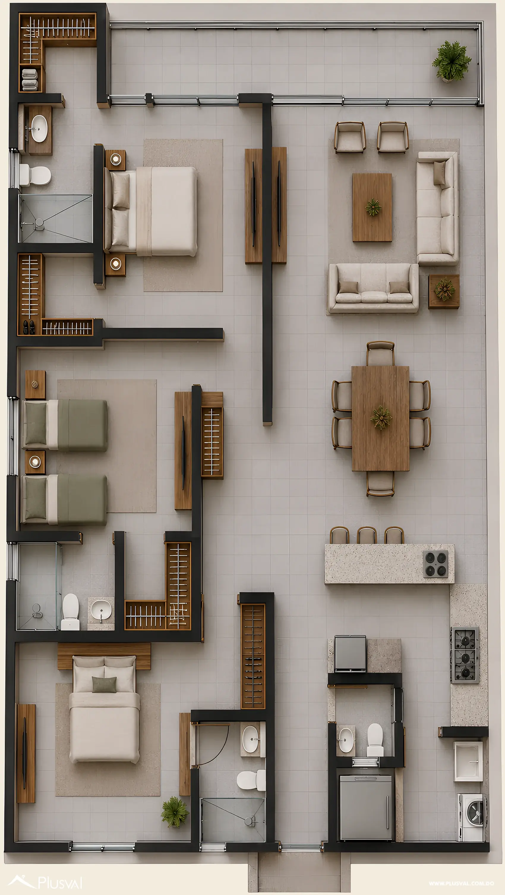 Apartamentos en Venta en Cabrera de 3 Habitaciones | Vista al Mar, Acabados de Lujo y CONFOTUR 523846