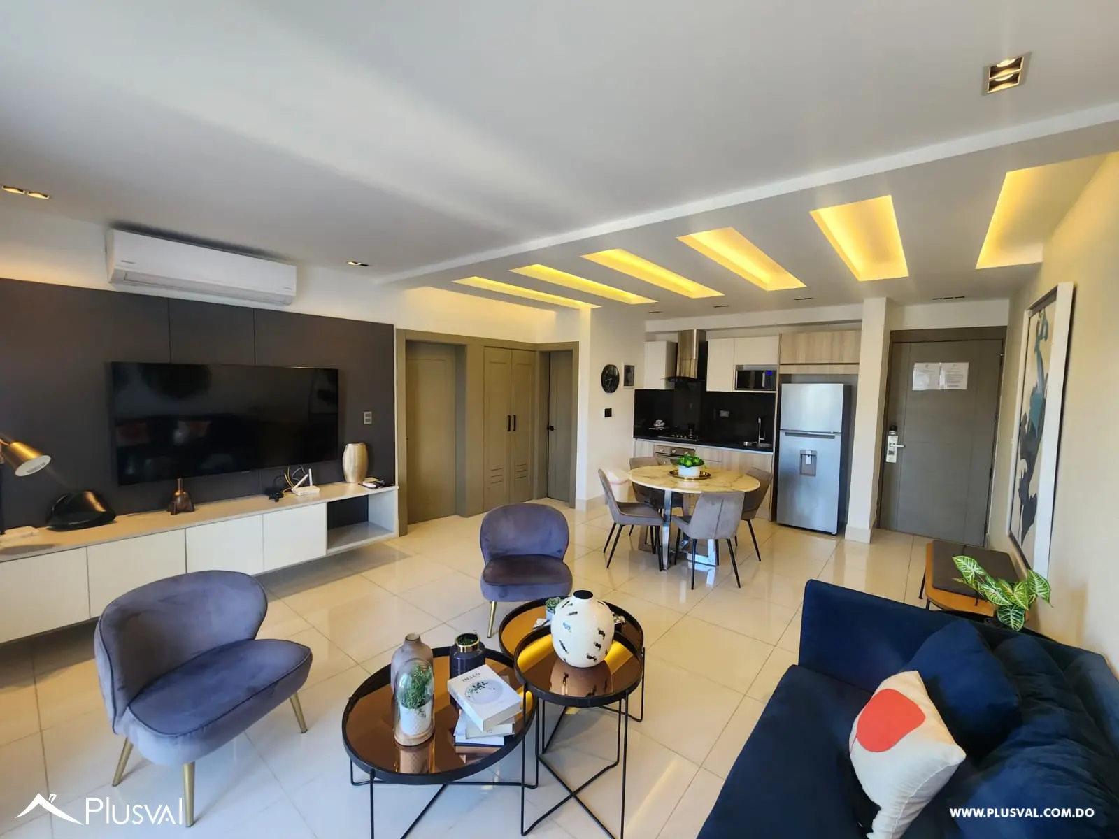 Apartamento amueblado en venta en Reparto Panorama Santiago | Ideal Airbnb | Torre con rooftop y piscina 486658