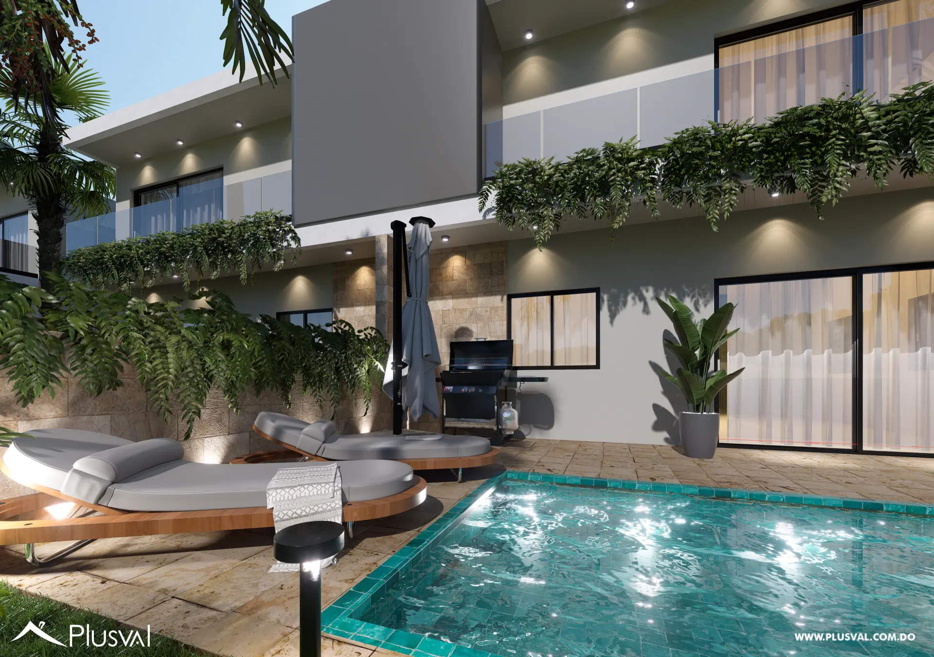 Townhouses de 3 habitaciones en venta en Bávaro – Punta Cana 463427