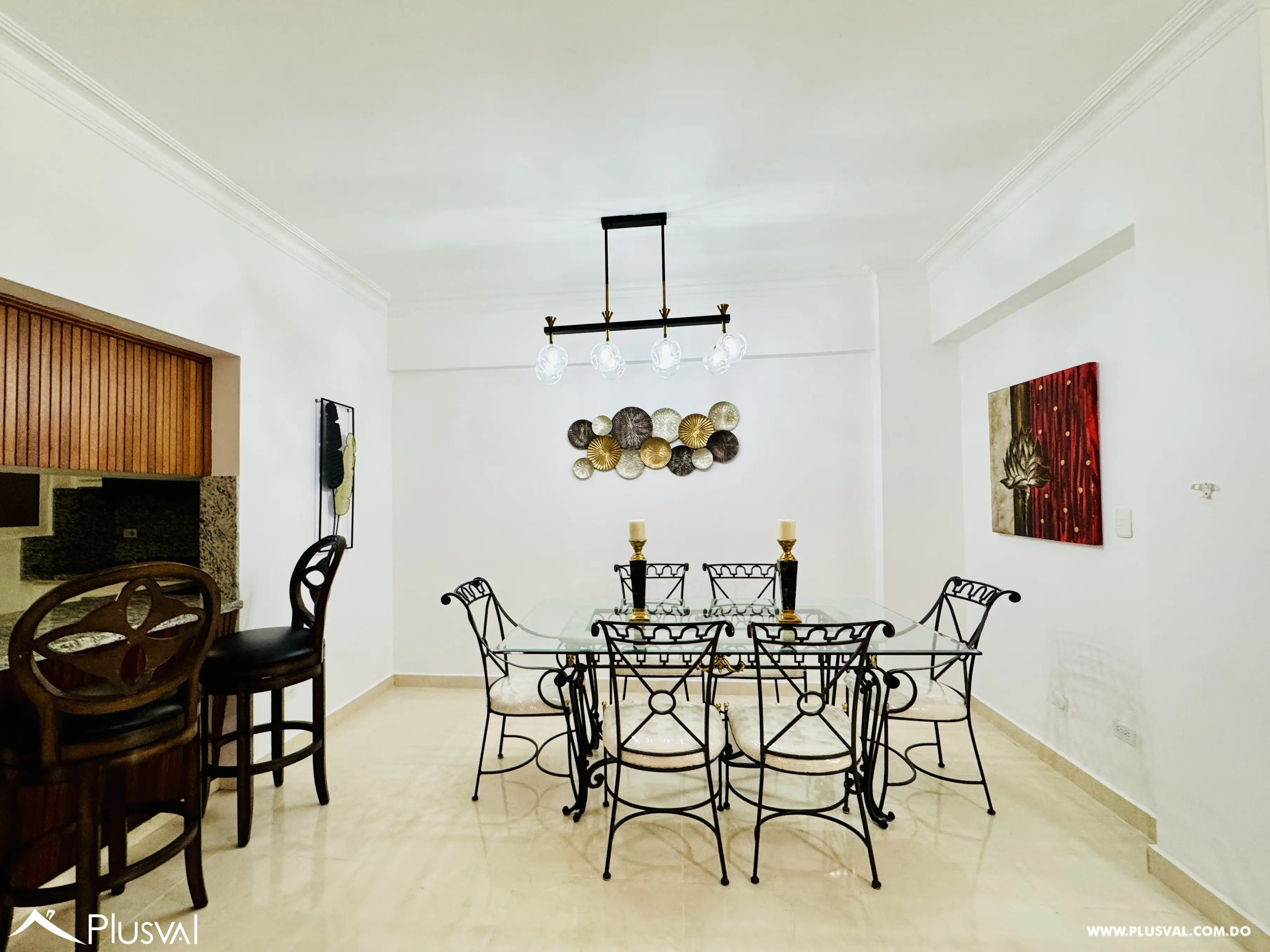 Amplio apartamento clásico en alquiler en Piantini 469309