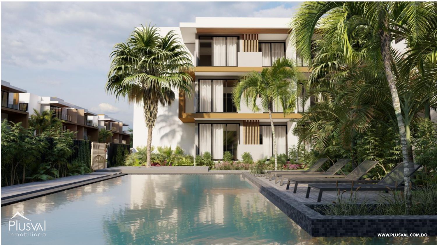 Apartamentos de 3 habitaciones en Puerto Plata 351022