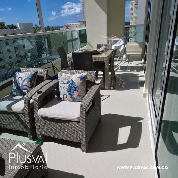 Apartamento amueblado de 3 habitación ubicado en Juan Dolió 484097