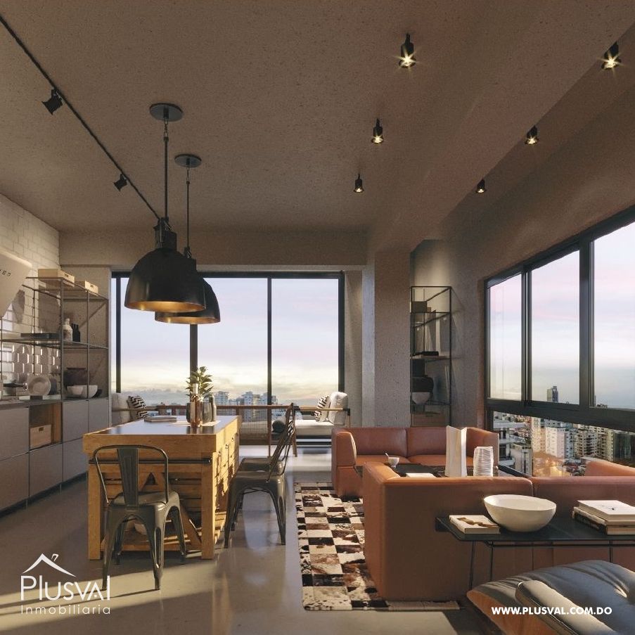 Apartamento en Planos Tipo Loft, en El Vergel. 1 Habitacion con su baño y wc's, 2 Balcones 263051
