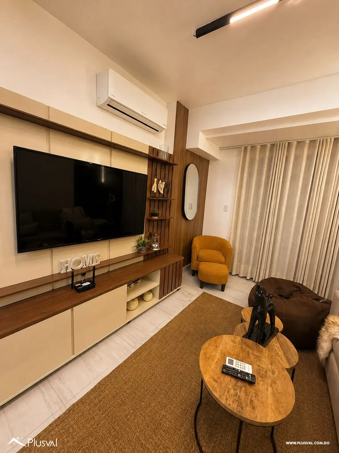 Elegante apartamento amueblado en venta, ubicado en Evaristo Morales. 530230