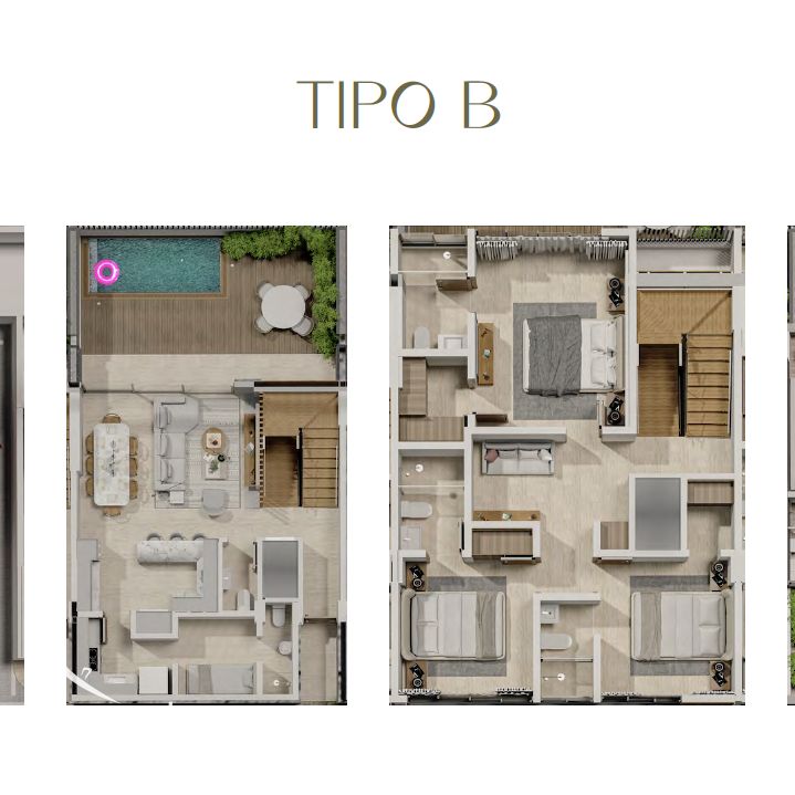 Proyectos de casas de 3 niveles en Arroyo Hondo Viejo 428503