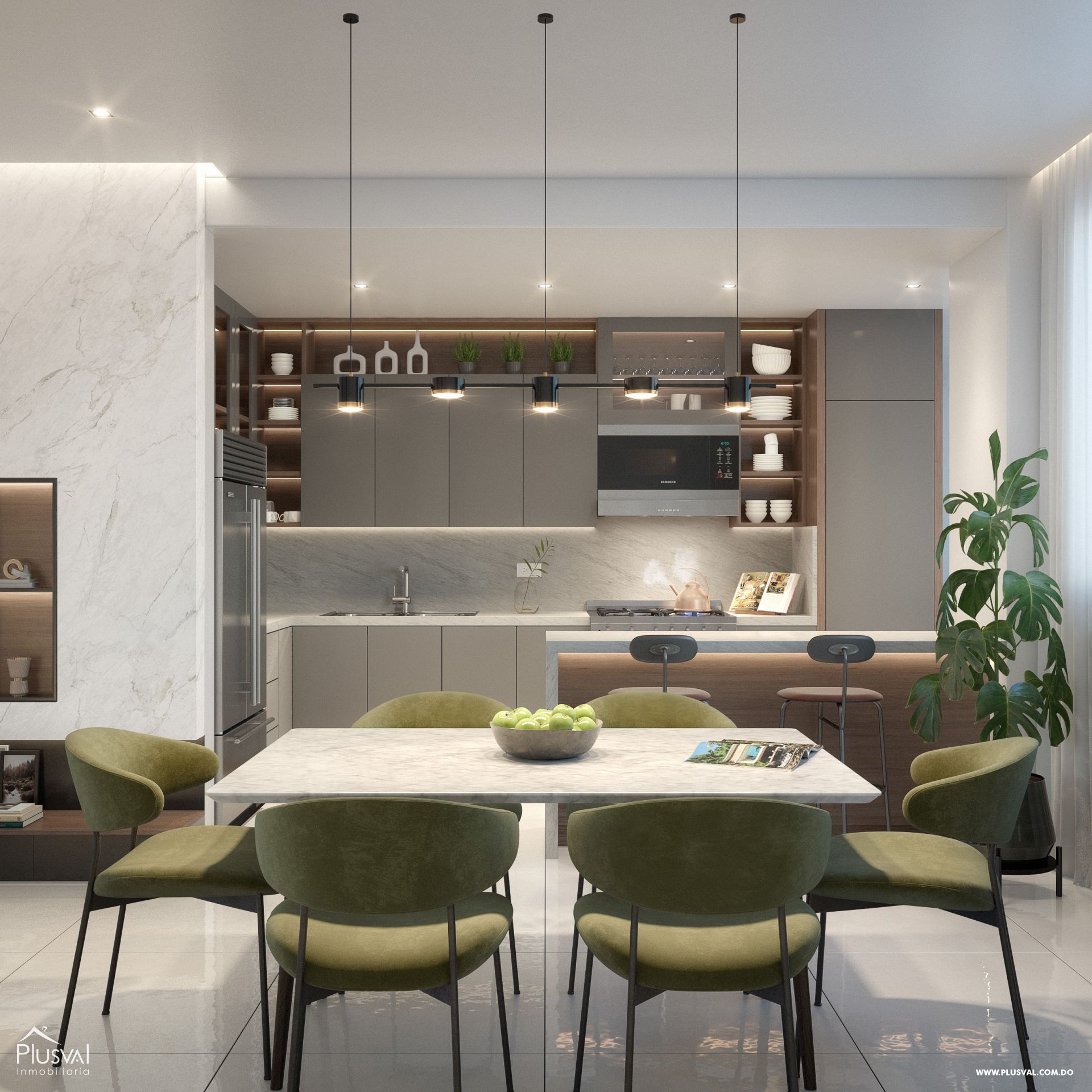 Hermoso Apartamento con Terraza de 3 habitaciones 375019