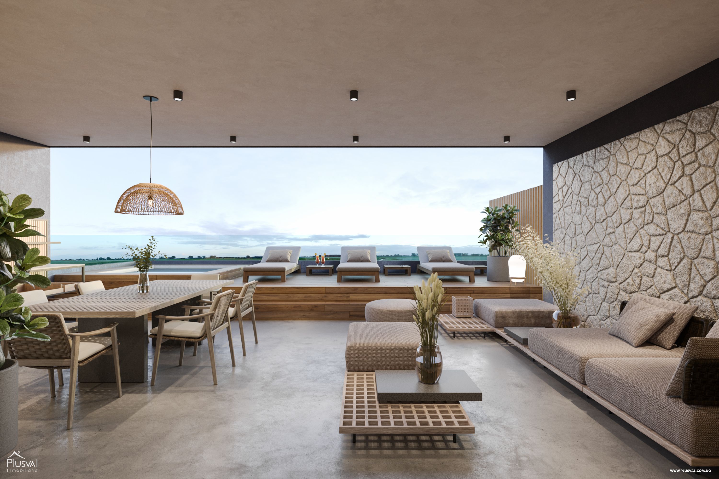 Apartamento tipo pent-house  modernos Bávaro 212350