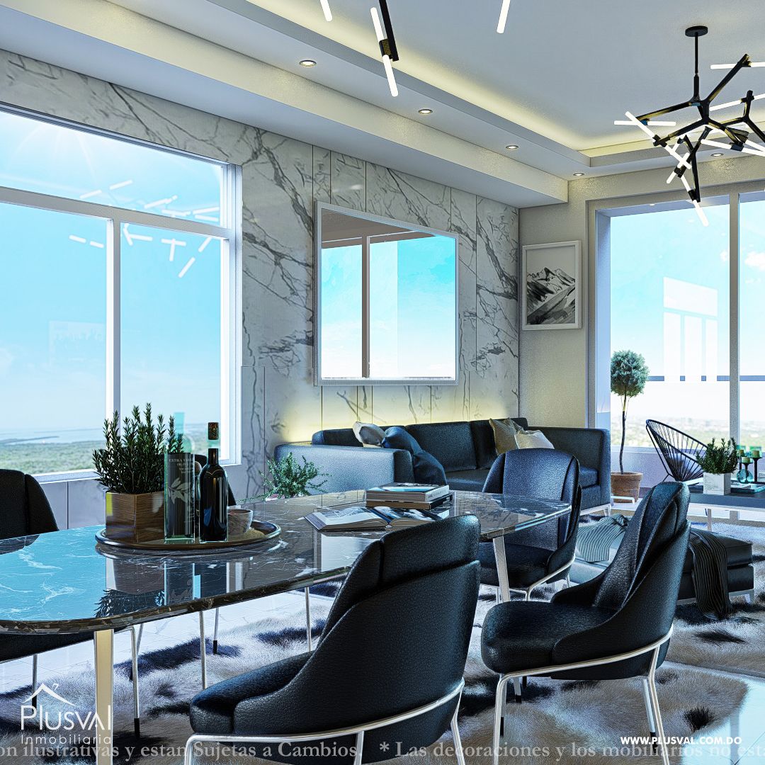 Apartamento de 3 habitaciones y terraza privada con ascensor, Santo Domingo Este 381502